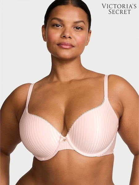 Victoria's Secret Purest Pink Stripe Full Cup Bra (F15694) | £39