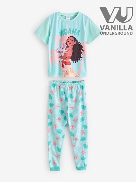 Vanilla Underground Blue Moana Girls Pyjamas Set (F15730) | £17