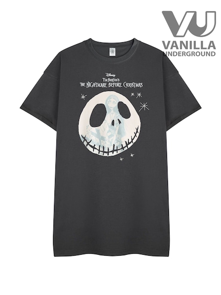 Vanilla Underground Black Nightmare Before Christmas Womens Nightie (F15734) | £22