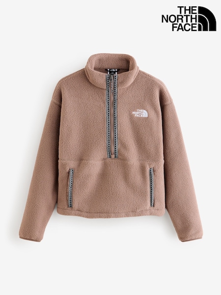 The North Face Brown Fleeski 1/4 Zip Fleece (F15950) | £90