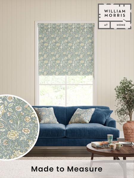 William Morris At Home Bluebird Blue Double Bough Made to Measure Roller Blind (F16085) | £61