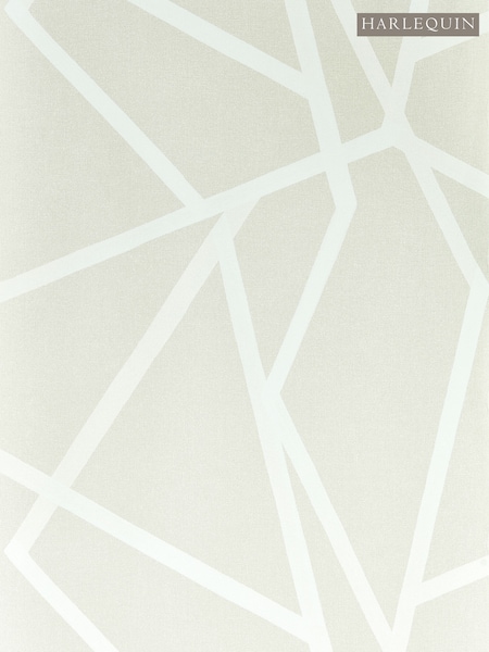 Harlequin Dove White Natural Sumi Wallpaper Sample (F16134) | £1