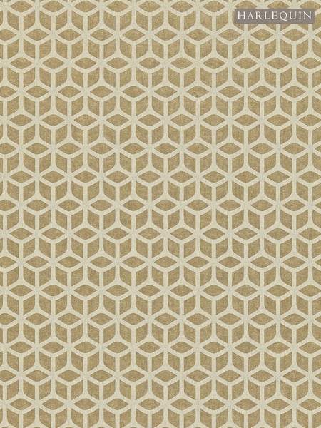 Harlequin Rose Gold Trellis Wallpaper Sample (F16156) | £1