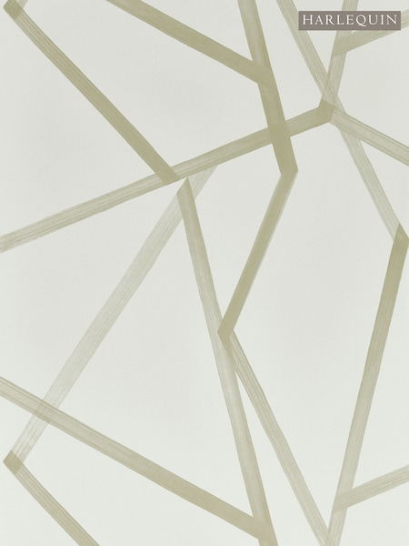 Harlequin Oyster Gilver Natural Sumi Wallpaper Sample (F16182) | £1