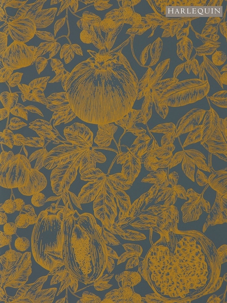 Harlequin Gold Wild Water Melograno Wallpaper Sample (F16183) | £1