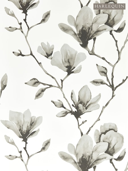Harlequin Ivory Gilver Lotus Wallpaper Sample (F16195) | £1