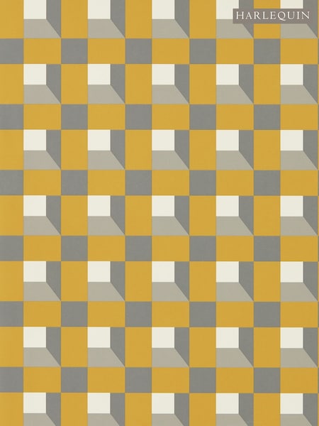 Harlequin Nectar Sketched Diffused Light Blocks Wallpaper Sample (F16197) | £1