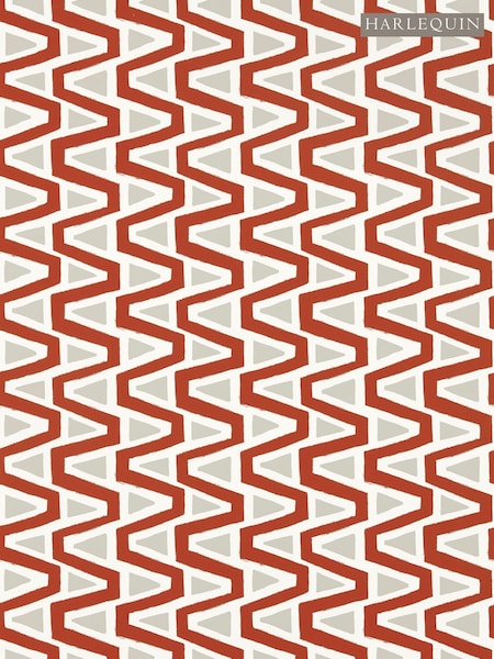 Harlequin Brazillian Rosewood Temple GreyNew Beginnings Harlequin Red Perception Wallpaper Sample (F16205) | £1