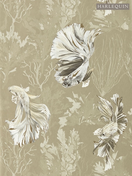 Harlequin Gilver Tranquility Halfmoon Wallpaper Sample (F16208) | £1
