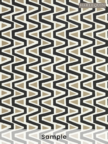 Harlequin Black EarthGilverNew Beginnings Harlequin Red Perception Wallpaper Sample (F16212) | £1