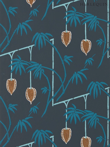 Harlequin Japanese Ink Copper Kimiko Wallpaper Sample (F16239) | £1