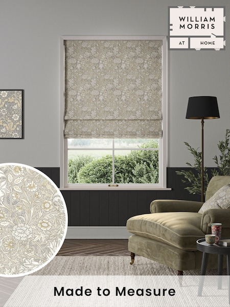 William Morris At Home Natural Double Bough Made to Measure Roman Blind (F16264) | £99