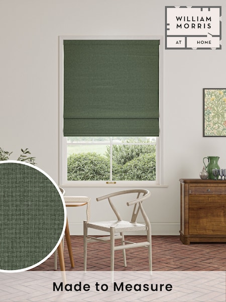 William Morris At Home Eucalyptus Green Reed Made to Measure Roman Blind (F16266) | £106