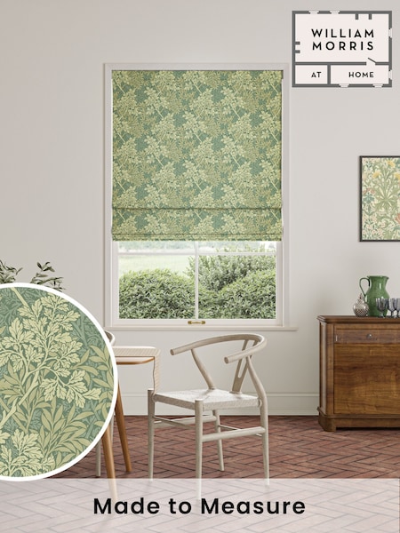 William Morris At Home Apple Green Foliage Made to Measure Roman Blind (F16276) | £99