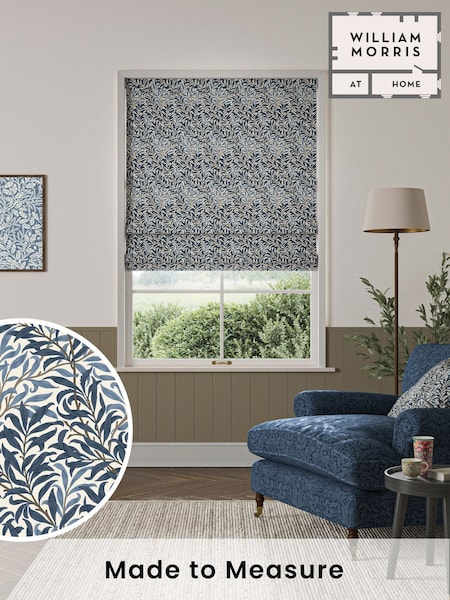 William Morris At Home Midnight Blue Willow Bough Made to Measure Roman Blind (F16285) | £99