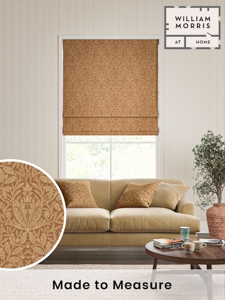 William Morris At Home Russet Brown Acorn Made to Measure Roman Blind (F16293) | £99