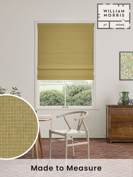 William Morris At Home Apple Green Reed Made to Measure Roman Blind (F16302) | £106