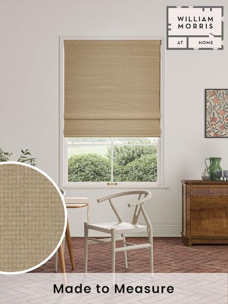 William Morris At Home Oat Natural Reed Made to Measure Roman Blind (F16305) | £106