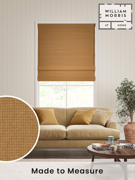 William Morris At Home Russet Brown Reed Made to Measure Roman Blind (F16311) | £106