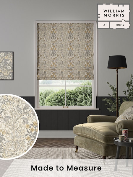 William Morris At Home Barley Natural Woodland Weeds Made to Measure Roman Blind (F16316) | £99