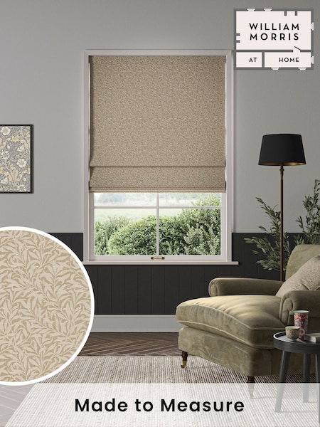 William Morris At Home Barley Natural Willow Bough Woven Made to Measure Roman Blind (F16318) | £106
