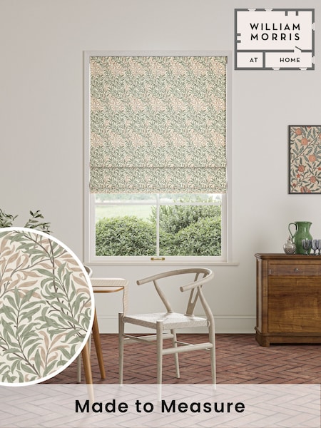 William Morris At Home Sage Green Willow Bough Made to Measure Roman Blind (F16319) | £99
