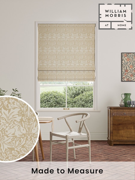 William Morris At Home Oat Natural Brother Rabbit Woven Made to Measure Roman Blind (F16323) | £106