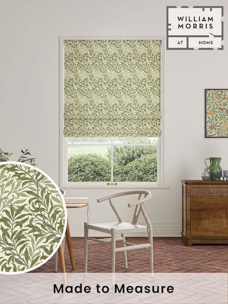 William Morris At Home Moss Green Willow Bough Made to Measure Roman Blind (F16324) | £99