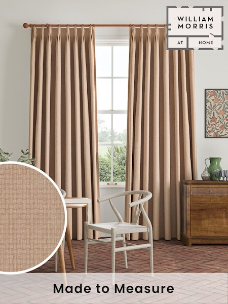 William Morris At Home Blossom Pink Reed Made to Measure Curtains (F16339) | £119