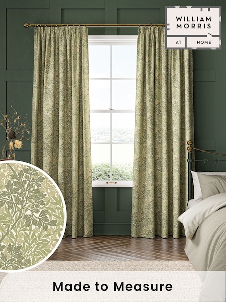 William Morris At Home Fern Green Foliage Made to Measure Curtains (F16387) | £109