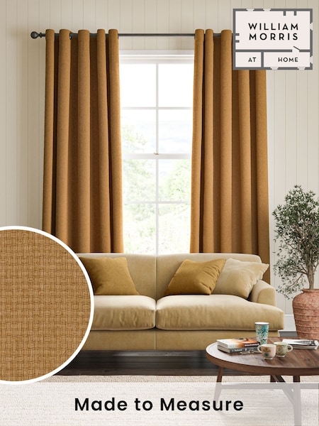 William Morris At Home Russet Brown Reed Made to Measure Curtains (F16396) | £119