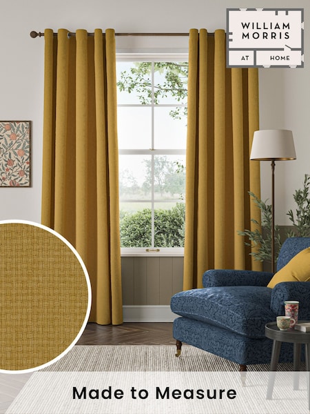 William Morris At Home Sunflower Yellow Reed Made to Measure Curtains (F16411) | £119