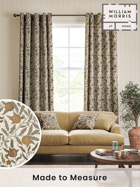 William Morris At Home Natural Fruit Made to Measure Curtains (F16418) | £109