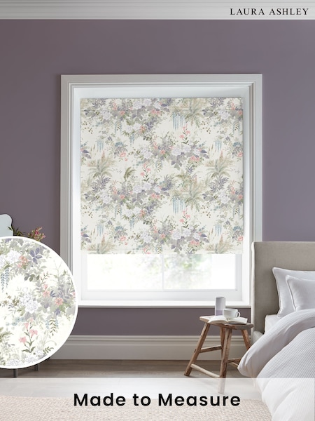 Laura Ashley Purple Linlithgow Made to Measure Roller Blind (F16423) | £58