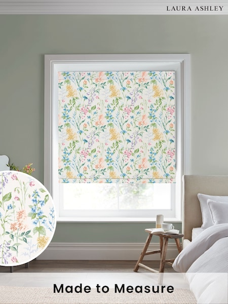 Laura Ashley Multi Elston Garden Made to Measure Roman Blind (F16436) | £84