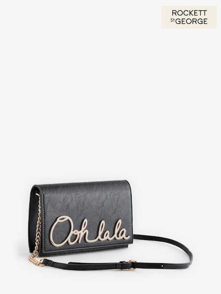 Rockett St George Black Oh La La Cross-Body Bag (F16597) | £39