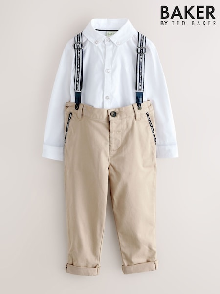 Baker by Ted Baker Shirt Trousers and Braces Set (F16658) | £46 - £50