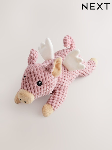 Pink Pig Waffle Pet Toy (F16668) | £10