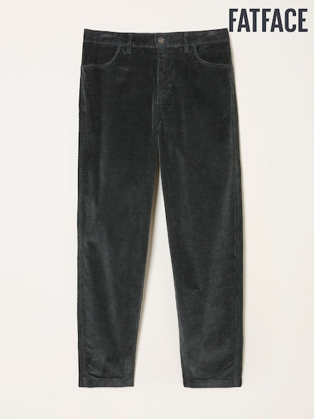 FatFace Willow Washed Black Cord Tapered Trouser (F16737) | £62