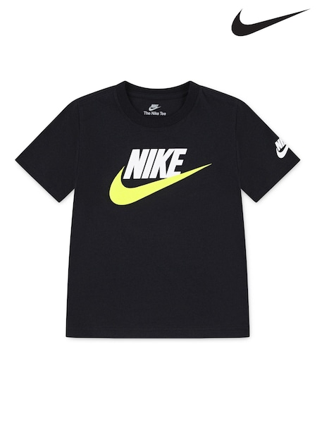 Nike Black Little Kids Club Family T-Shirt (F16761) | £16