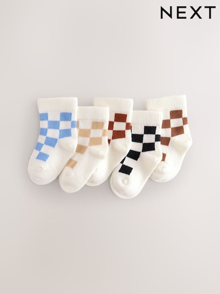 Multi Baby Socks 5 Pack (0mths-2yrs) (F16995) | £6.50