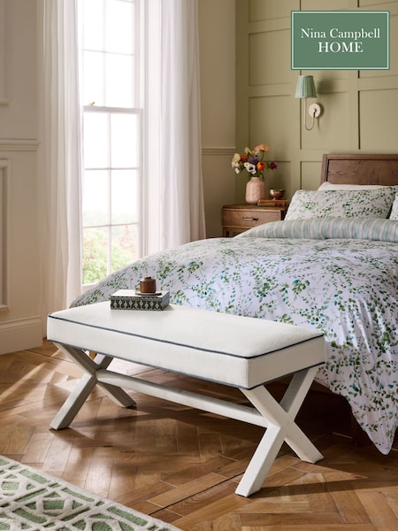 Nina Campbell Clabon Natural Rosebury Bench (F17070) | £275