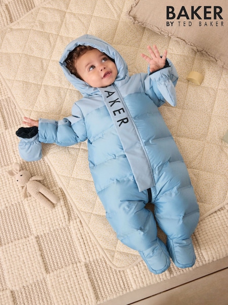 Baker by Ted Baker Blue Shower Resistant Snowsuit (F17101) | £55 - £60