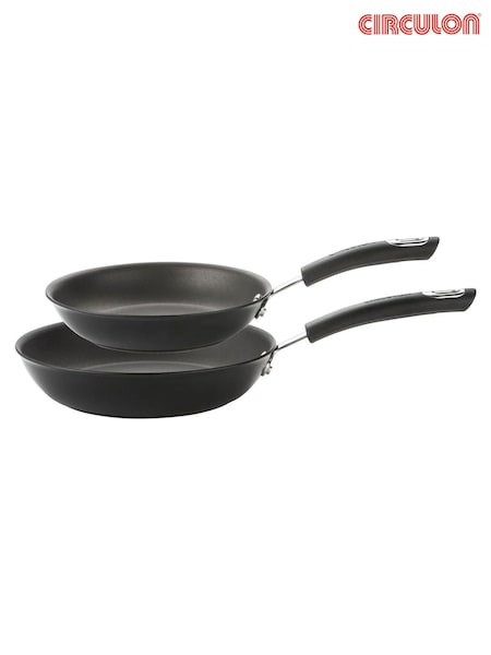 Circulon Grey Total Hard Anodised Non Stick Frying Pan Set (F17333) | £65