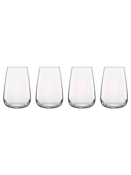 Luigi Bormioli Set of 6 Grey Talismano Hi Ball Glasses (F17334) | £25