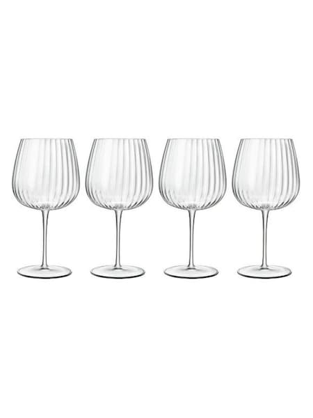 Luigi Bormioli Set of 4 Grey Optica Gin Glasses (F17343) | £53