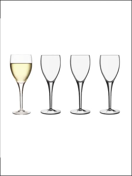 Luigi Bormioli Set of 4 Grey Michelangelo Masterpiece Wine Glasses (F17367) | £36