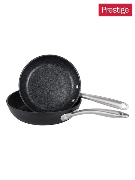 Prestige Grey Scratch Guard Frying Pan Set (F17369) | £60