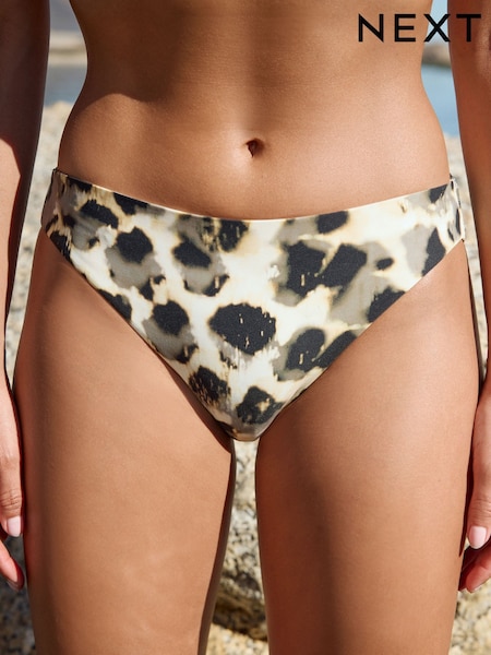 Animal Tie Side Bikini Bottoms (F17656) | £15