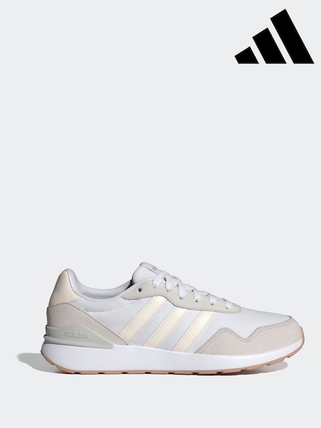 adidas White Cream RUN 60s 4.0 Trainers (F17777) | £50
